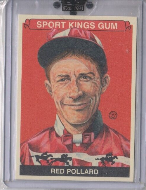 2009 Sportkings Series C RED POLLARD Horse Racing HOF Sport Kings Gum