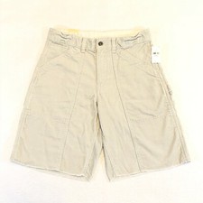 Gap Kids Corduroy Cut Off Frayed Hem Shorts Light Khaki Boy's Youth Size 12
