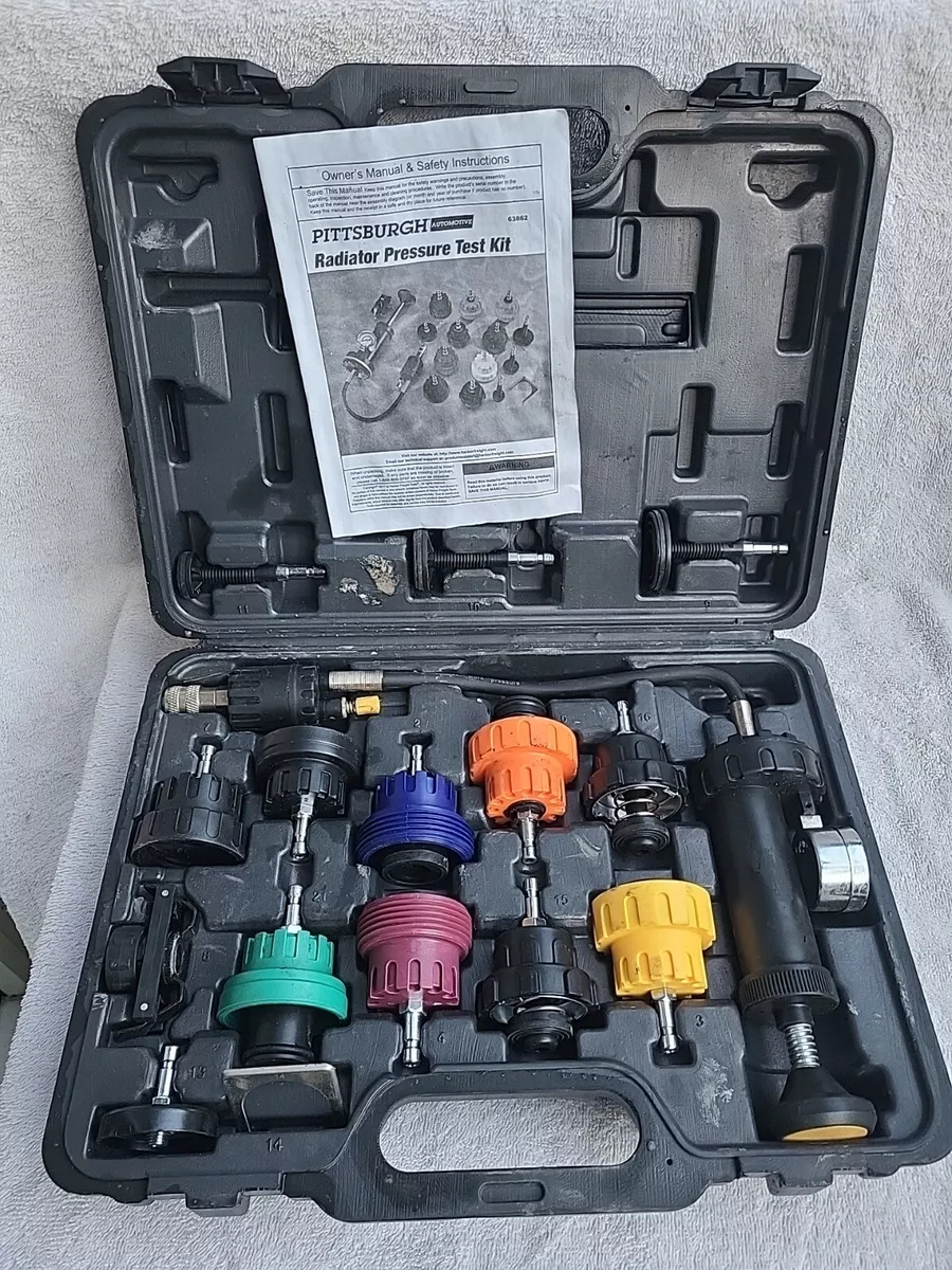 Radiator Pressure Test Kit 16 PC Hard Case 69258