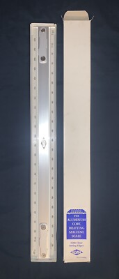 VSAM-2-18 ALVIN 1:25mm-1:5mm Drafting Scale W/Clear Inking Edges