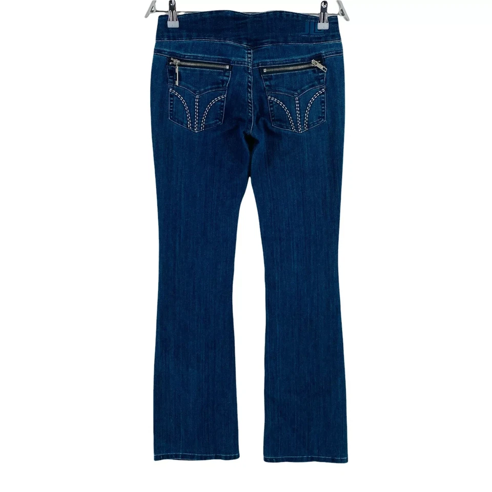 JLO By Jennifer Lopez Women Blue Regular Bootcut Fit Jeans Size W28 - Image 2 of 4