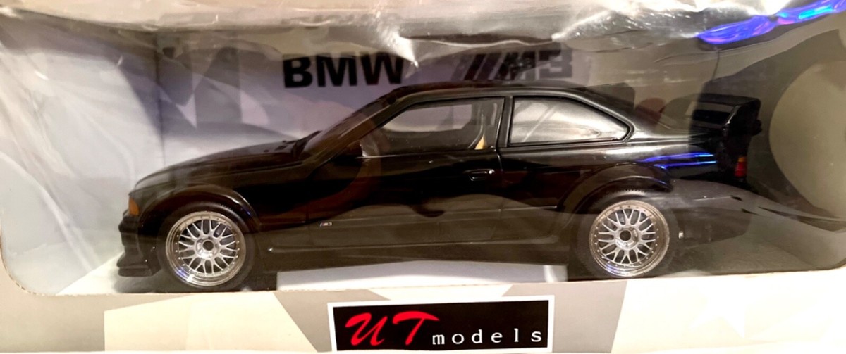UT MODELS 1/18 BLACK BMW M3 GTR E36 STREET CAR VERY NICE