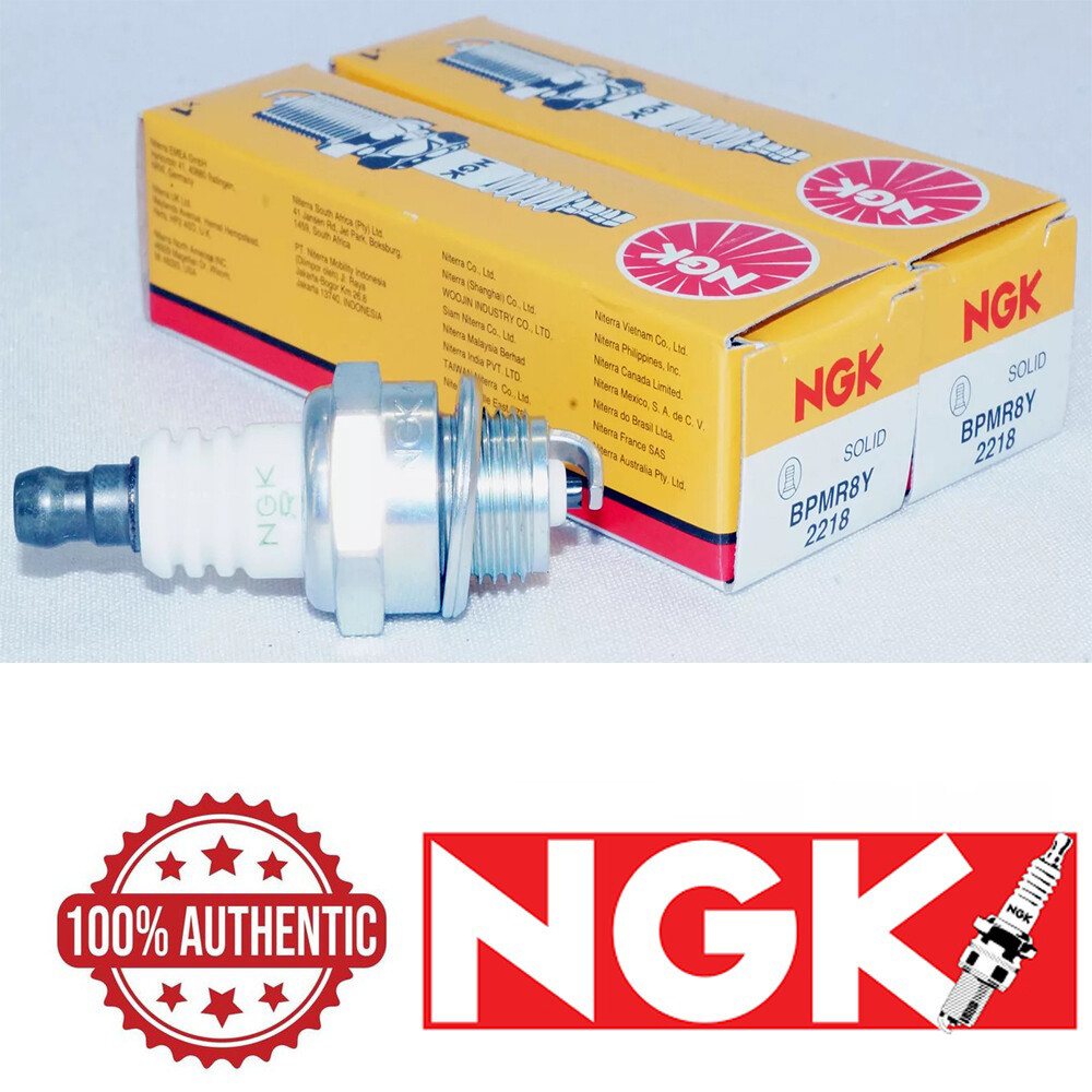 2 Genuine NGK 2218 BPMR8Y V Power Spark Plug Small Engine