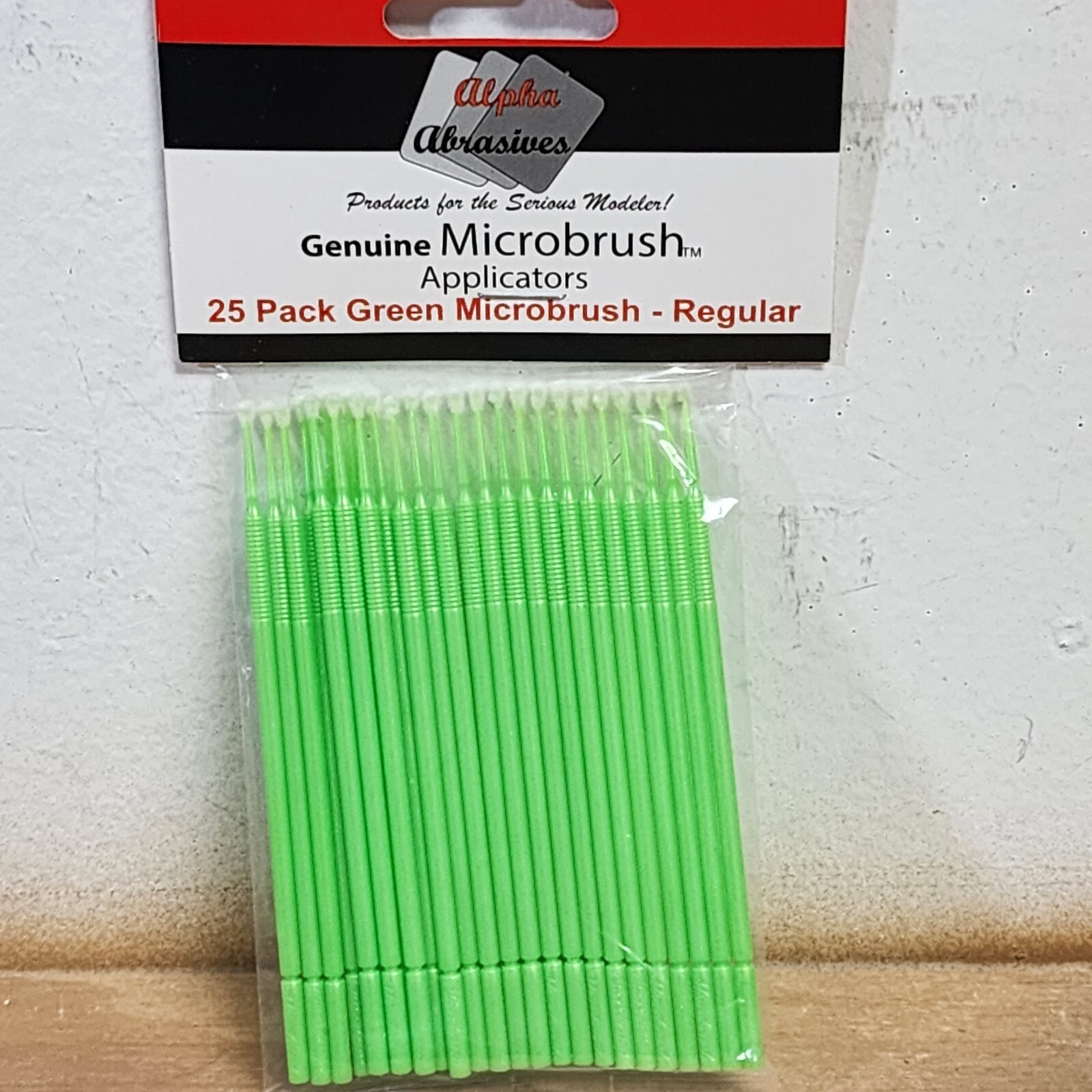 Microbrush Regular Applicator Brush Green package of 25 Profile / Alpha 1302 eBay