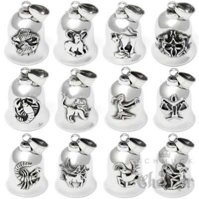 Sternzeichen Biker-Bells Motorrad-Glocke Glücksbringer Motorradfahrer Geschenk