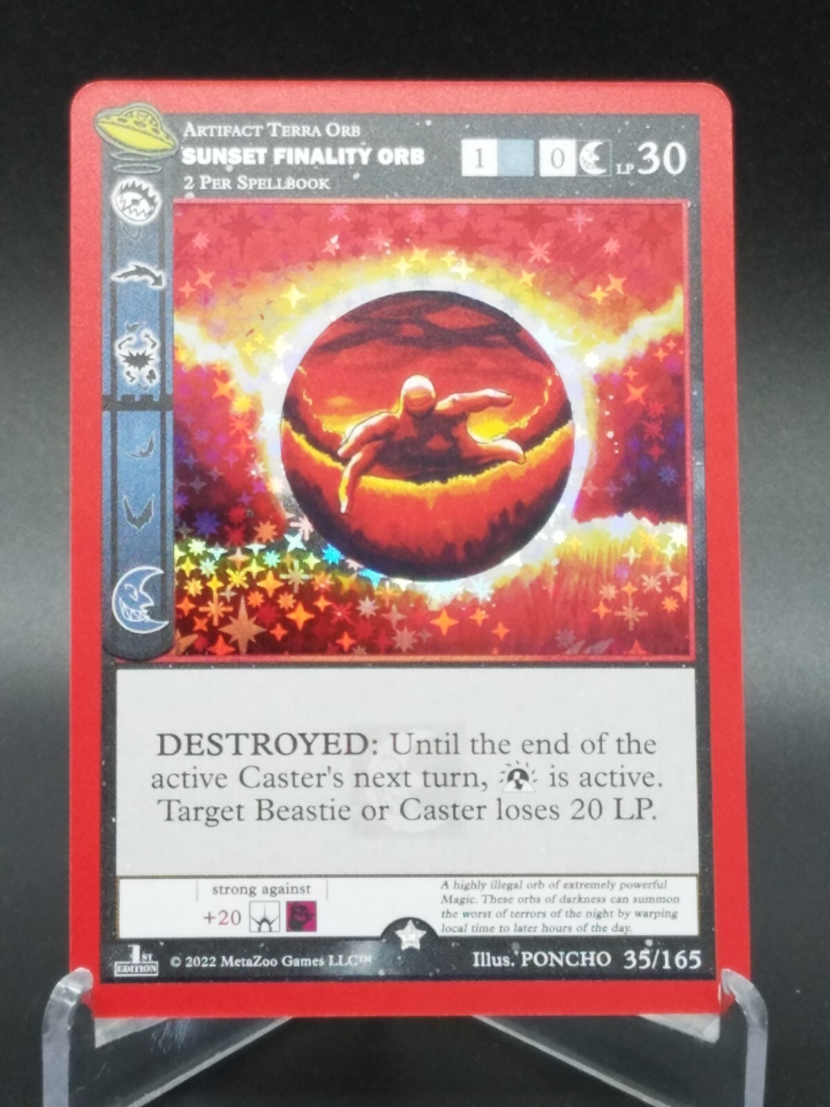 Sunset Finality Orb 35/165 MetaZoo UFO 1st Edition Full Holo Card NM/MINT |  eBay