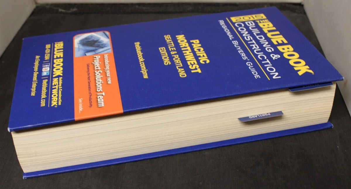 The Blue Book 2015 Building Construction Pacific Northwest Seattle