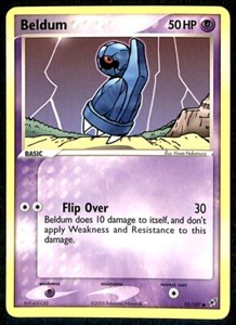 Beldum EX Deoxy NM, 55/107 Pokemon Card