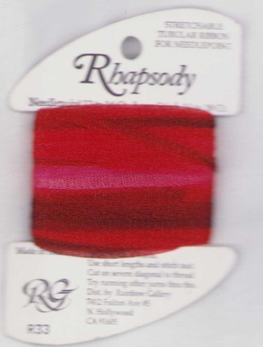Rhapsody Tubular Ribbon Stretchable Rainbow Gallery Cross Stitch Needlepoint Pic - Picture 20 of 27