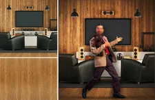 DETOLF DIORAMA POSTER BACKDROP~MEDIA ROOM~FOR 1/6 ACTION FIGURES HOT TOYS BEAN