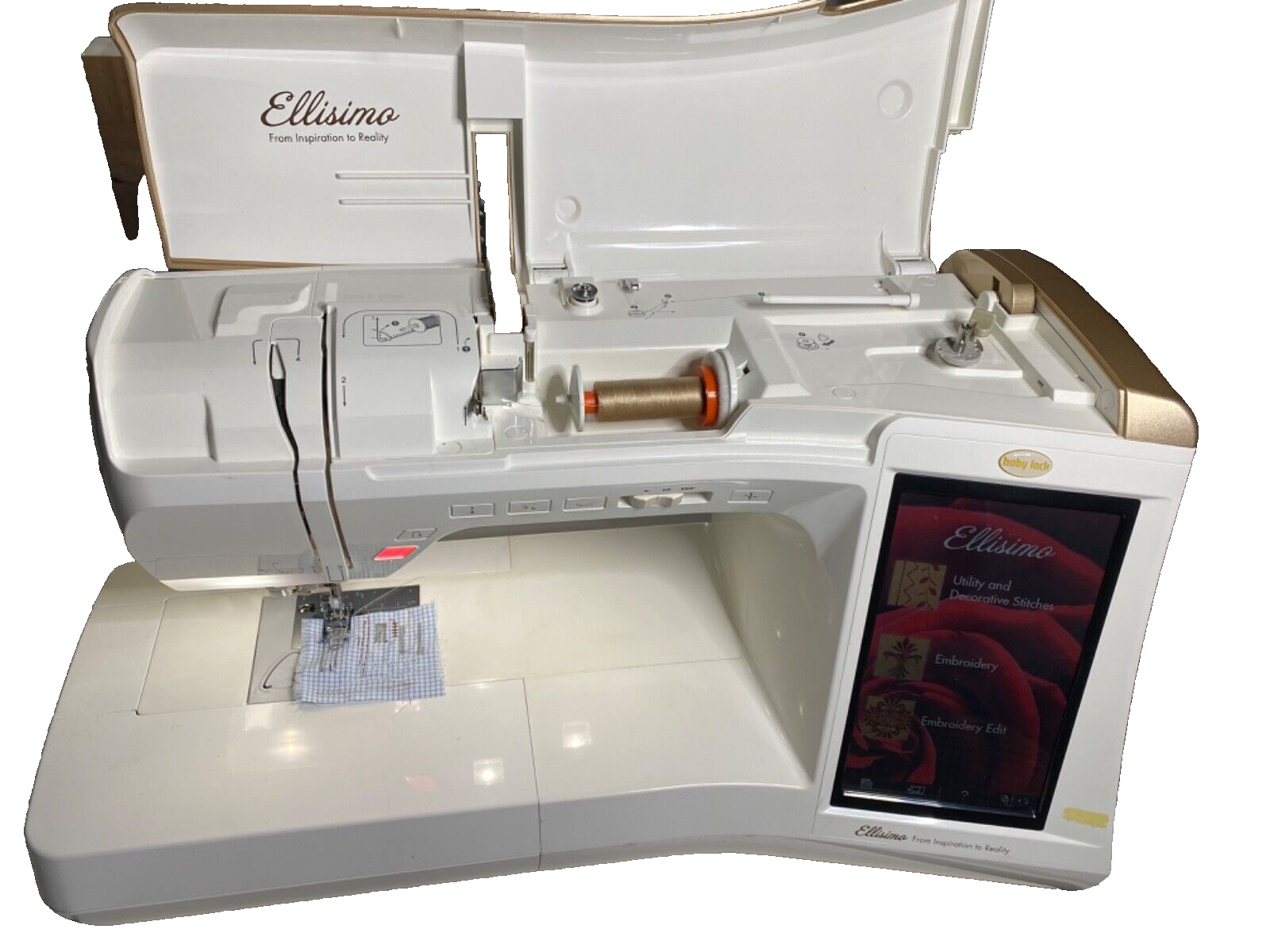 Baby Lock Ellisimo Gold Sewing And Embroidery Combination Machine eBay