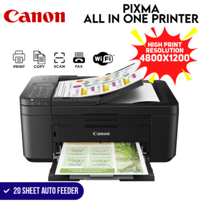 Canon Wireless Pixma TR4660 Printer All-In-One Home Inkjet Color Print Scan Copy | eBay