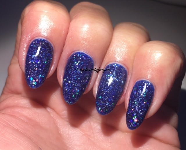 blue._.bluesky._.blueさん1-31-1 BLUESKY GEL NAIL POLISH BLUE GLITTER DIAMOND STORM BLZ13 UV LED
