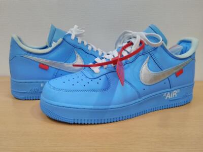 Deadstock Nike Air Force 1 Low Off-White MCA University Blue CI1173-400 Us11.5