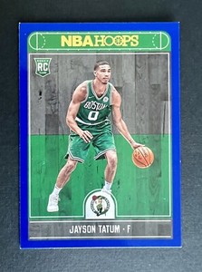 2017-18 Jayson Tatum Panini NBA Hoops Blue Rookie Card RC #253  - SP