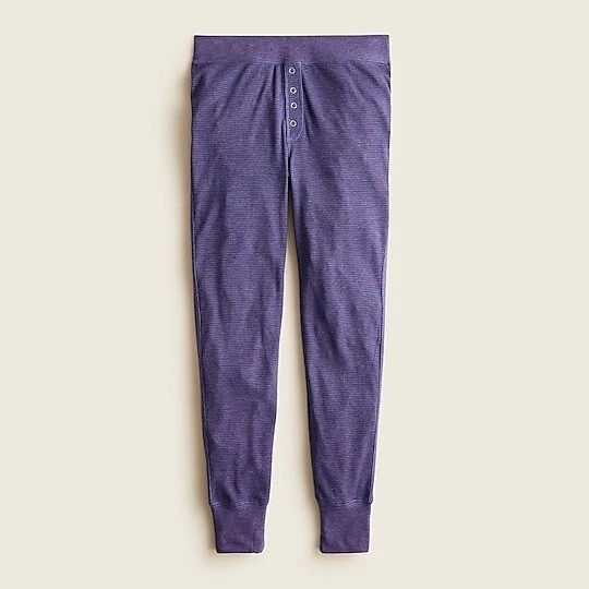 J Crew BD706 NWT Size 3X Lightweight Waffle Base-Layer Jogger Pants in "INK"