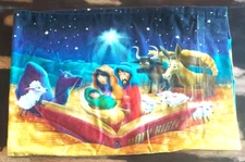 Christmas Pillowcase The Story of Baby Jesus 12" x 17" Bible Children Kids