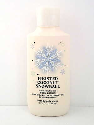 Bath & Body Works FROSTED COCONUT SNOWBALL Daily Nourishing Body Lotion 8 fl oz