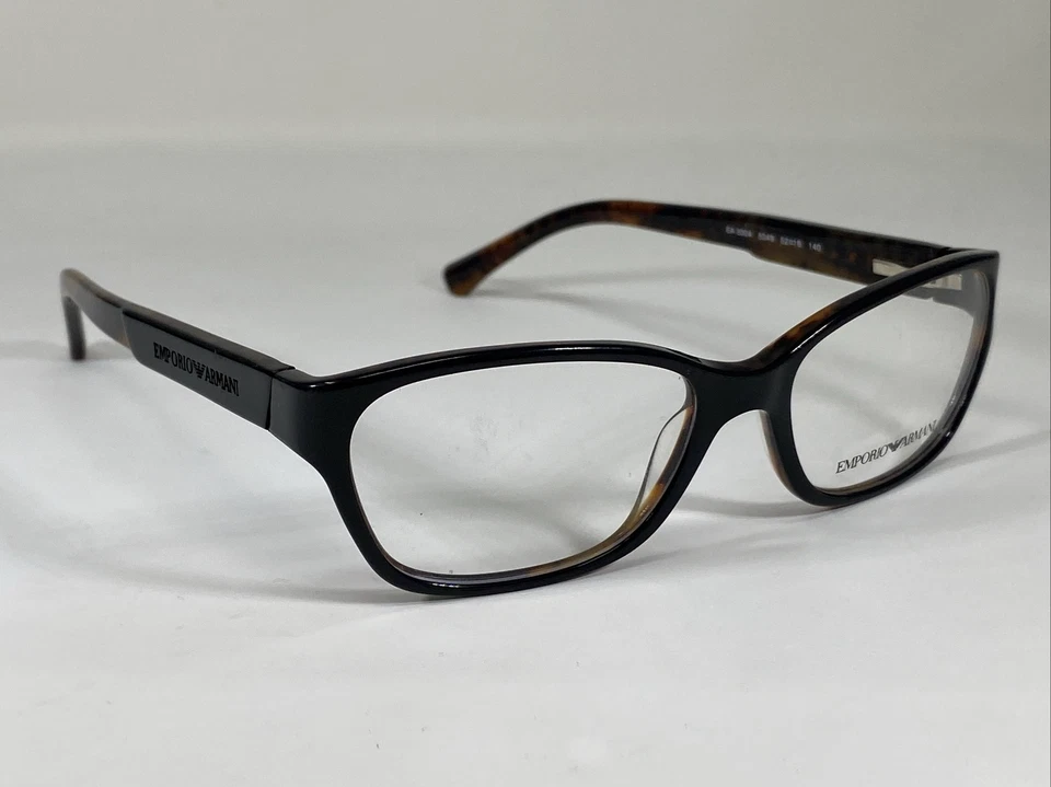 Marco de gafas EMPORIO ARMANI EA3004 5049 NOS negro/marrón tortuga 52-16-140 Foto 3 de 4