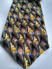 Cocktail Collection Mens Brown Orange Gray Ge...