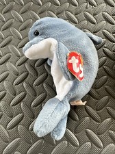 RARE! MINT Condition Ty Echo the Dolphin Original Beanie Baby 
