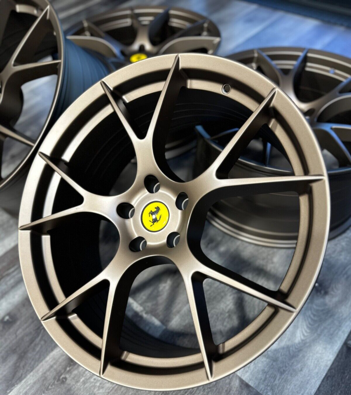 20" CUSTOM SPUN FORGED WHEELS RIMS 20X8.5/10.5 FOR FERRARI 458 COUPE & SPIDER