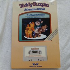 Teddy Ruxpin The Missing Princess Book and Tape 1985 NEW