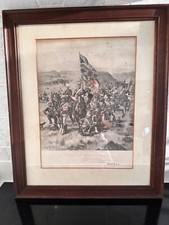 1899 Harry Payne Sons of the Empire print signed by Field Marshal Wolseley
