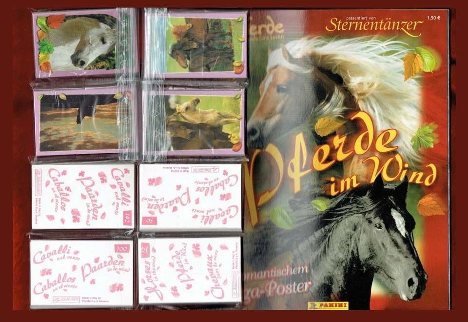 Pferde im Wind  (2007)  Stickeralbum + kompletter Satz ,Panini - Bild 1 von 1