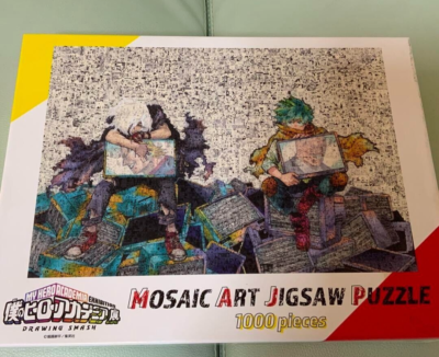 冨樫義博展 MOSAIC ART JIGSAW PUZZLE 1000 My Hero Academia Exhibition Mosaic art jigsaw puzzle 1000 pieces