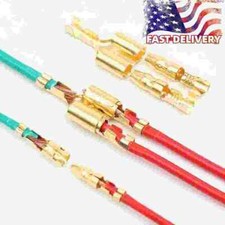 10-100 Sets 4.0mm Bullet Terminal Female Male Wire Crimp Connectors Kit Set US