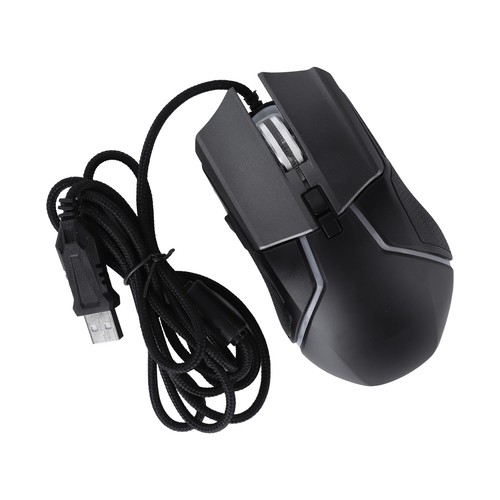 Gaming Mouse Adjustable Dpi Mechanical Ergonomic Rgb Lighting Wired Mice For MPF - Picture 23 of 24