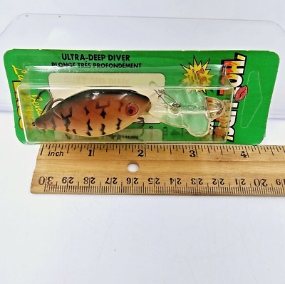 Vtg Pre Rapala Luhr Jensen 1/4 Oz Hot Lips Express USA Crankbait