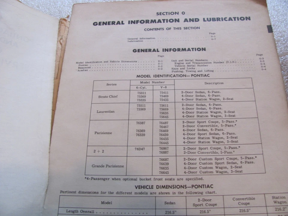 Pontiac Acadian Beaumont 1968 manual de servicio de taller genuino original OEM Canadá Foto 3 de 4