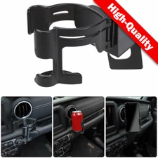 Multi-Function Drink Cup Phone Holder Stand Bracket Fit 2018+ Jeep Wrangler JL