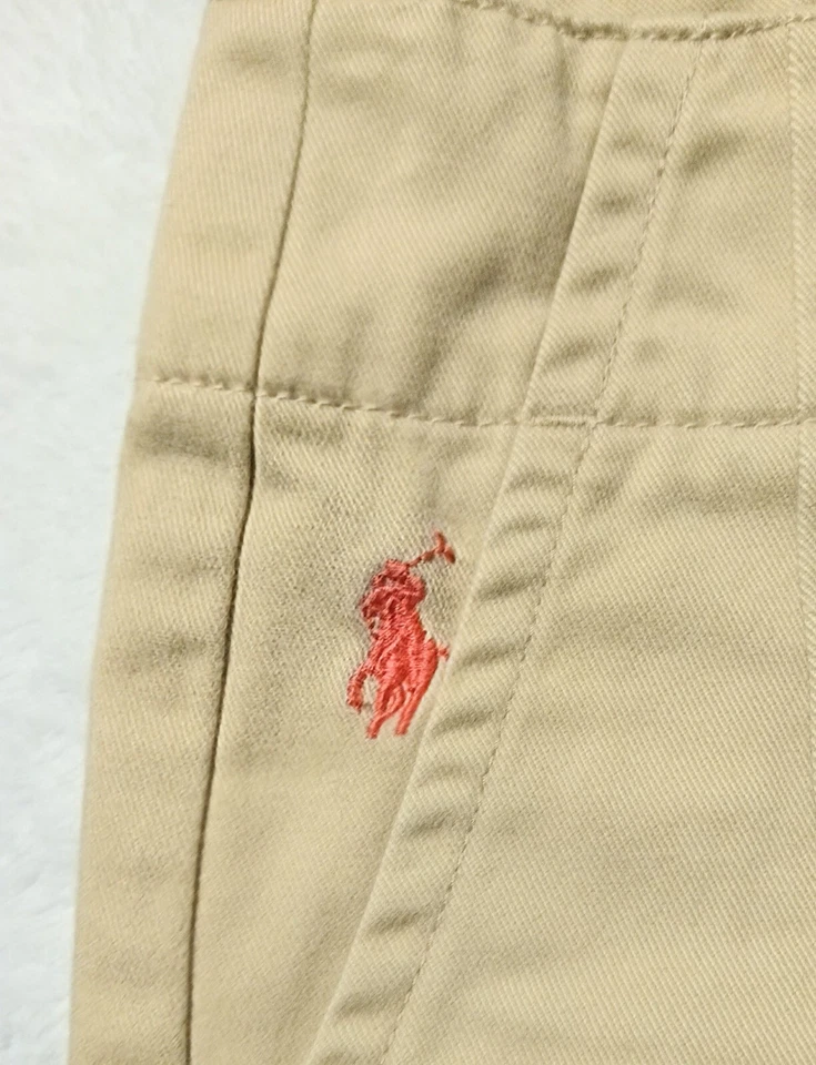 Vtg Y2K Ralph Lauren Girls Khaki Shorts Size 7 EUC - Image 3 of 4