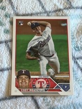 1024-10 2023 Topps Update RC Cody Bradford Texas Rangers