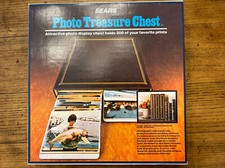 Vintage Sears Photo Treasure Chest Flip Pictures Album Holds 200 3" x 5" Prints
