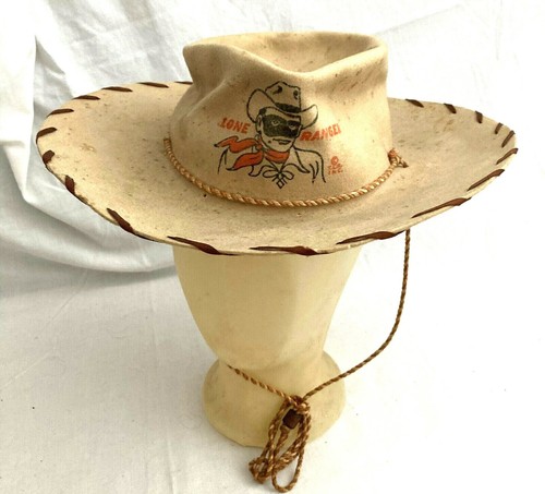 Lone Ranger Cowboy Hat with Cord | eBay
