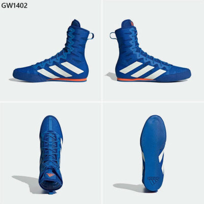 Adidas Boxing Shoes Box Hog 4 Blue x Off-white Mens Size US  display picture 2