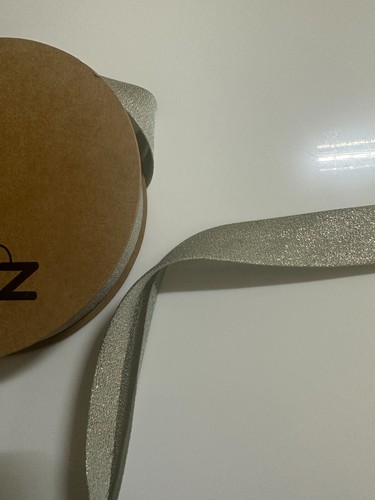 20 Meters of Metallic Sparkle Lurex Bias Binding Tape~25mm Wide~Various Colours - Picture 4 of 14