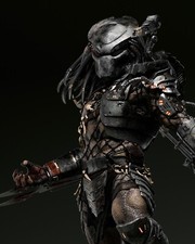 Predator Figur !!!BEMALT!!! -Fan Art-3D Druck...