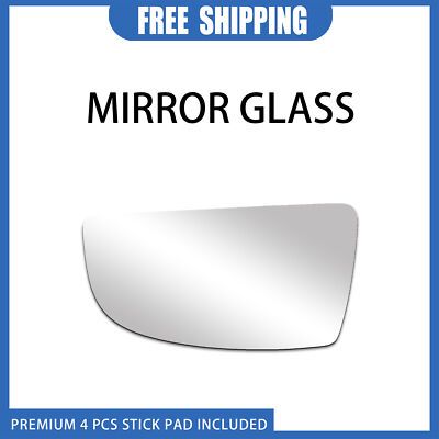 Tow Mirror Glass Replace Fits 2015-21 Ford Transit-250 Driver Side Convex
