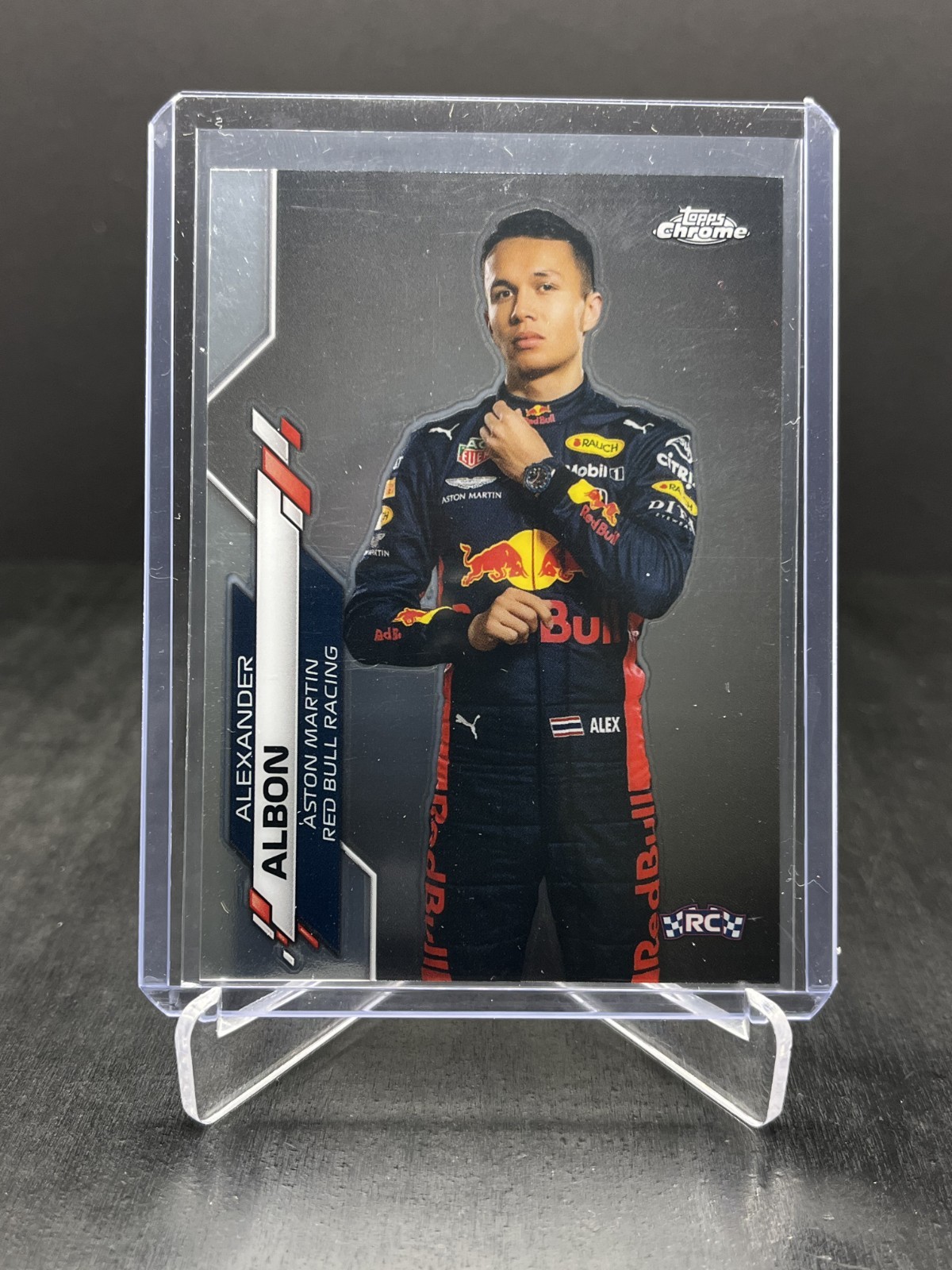 2020 Topps Chrome Formula 1 F1 Alexander Albon RC Rookie Portrait #5 (A)