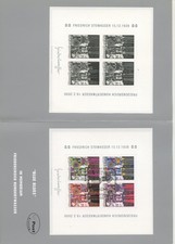 &Ouml;sterreich  2000  ANK Block 17 gestempelt im Mappe mit Schwarzdruckblock LESEN