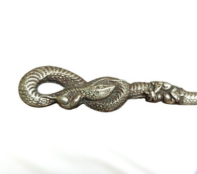 Silver 84 Nagasaki Japan Snake Infinity Souvenir Spoon 15gr 87.5