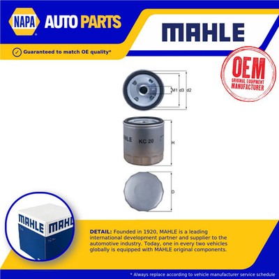 Fuel Filter fits FORD TRANSIT 2.3D 71 to 78 4AA Mahle 1502254 715F9150AAA New