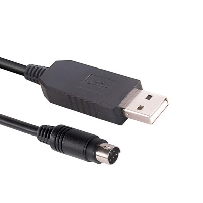 USB to 6-pin Mini Din RS232 Serial Communication Cable for LS XGB XBM XBC... 