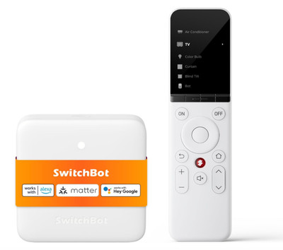 SWITCHBOT REMOTE CONTROL + HUB MATTER   UNIVERSAL REMOTE MATTER COMBO