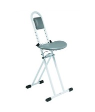 Drive Folding Iron Perching Adjustable Height Seat Mobility Aid Chair DamagedBox